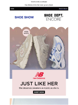 SHOE SHOW - Gift her the style that’s always in rotation. 🎁👟🔄