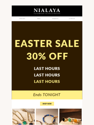 Nialaya Jewelry - LAST HOURS 30% OFF