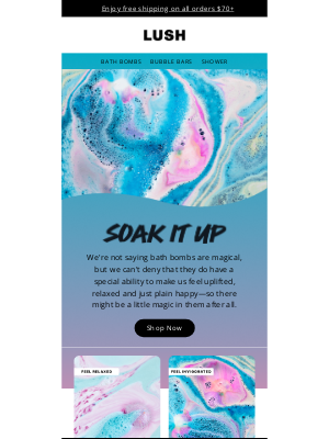 Lush North America - 🛀 Bath bombs for every mood