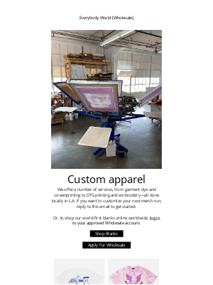 EVERYBODY.WORLD - Yes, we print