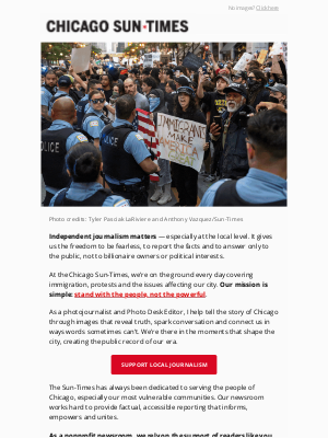 Chicago Sun-Times - Your support powers independent journalism in Chicago