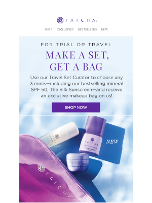 Tatcha - New: our light-as-air mineral SPF is mini!