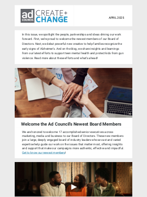 Ad Council - Meet Our New Board Members