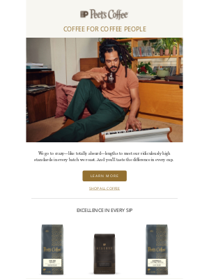 Peet's Coffee - For the Coffee Obsessed