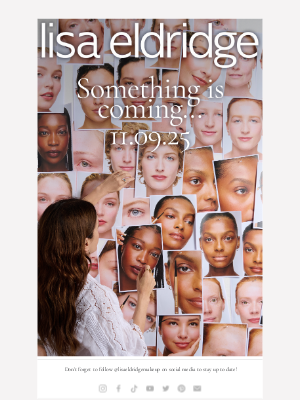 Lisa Eldridge - Something is about to take shape...