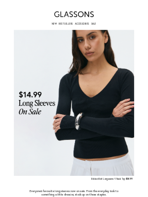 $14.99 Long Sleeves On Sale
