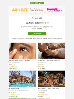 download groupon email sign up discount