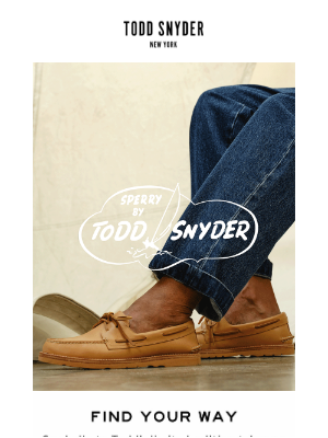 Todd Snyder - COLLAB AHOY: Sperry By Todd Snyder
