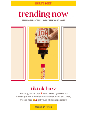 Burt's Bees - Social buzz you need to see.