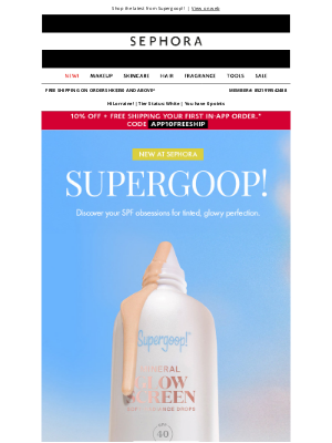 Sephora (Hong Kong) - Glow check with your new SPF essentials ✨💖