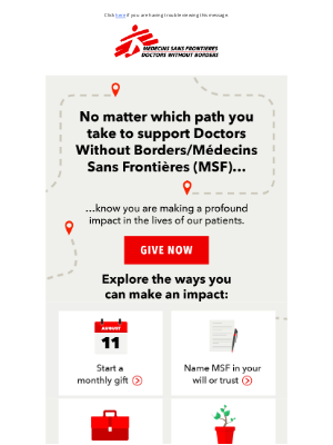 Doctors Without Borders - How will you choose to give?