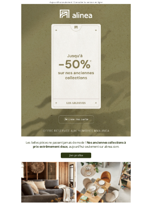 Alinea Consulting (France) - Les archives : jusqu'à -50%