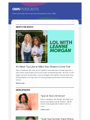 Oprah - How Leanne Morgan Turned Menopause into Comedy Gold 🎙️