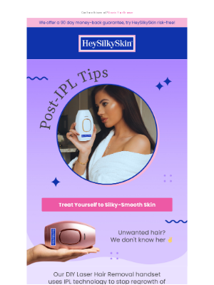 Hey Silky Skin - Must-read post-IPL tips