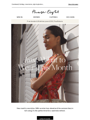 Phase Eight (United Kingdom) - Hello, June!
