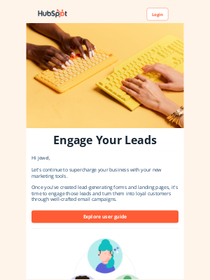 HubSpot - (Step 2) Convert leads into loyal customers with email marketing campaigns