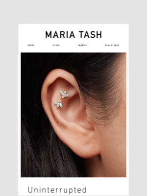 Venus by Maria Tash - Invisible Set Diamonds