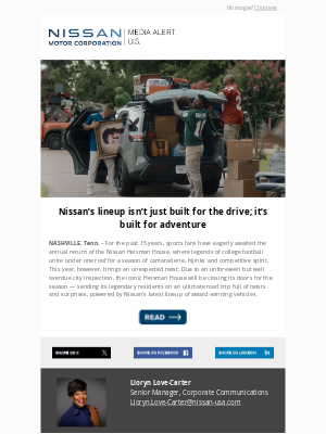 Nissan - Nissan’s lineup isn’t just built for the drive; it’s built for adventure