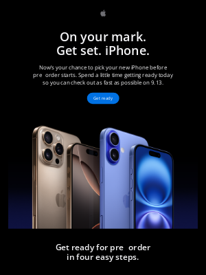 Apple (Germany) - Get ready today for iPhone pre-order.