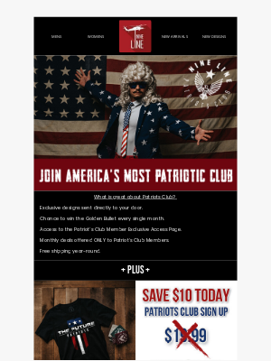 NineLineApparel - Attention Patriots - Check out this BADASS July offer!