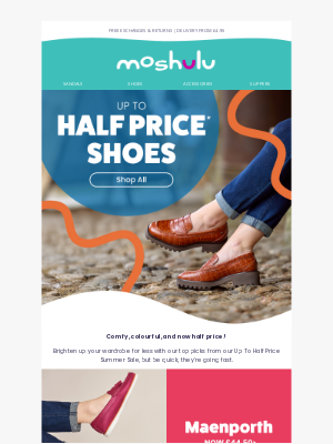 Moshulu - Half Price Shoes | Our Top Picks 🔥