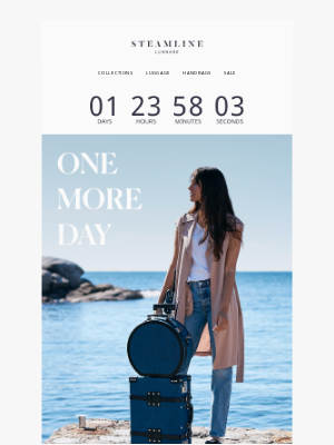 Steamline Luggage - Last Day to Take Up to 40% Off