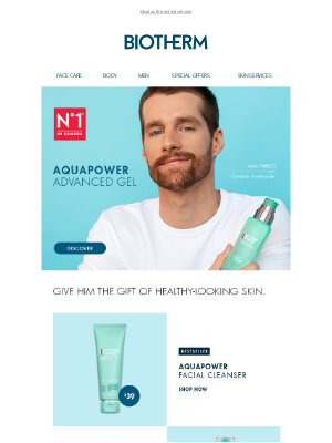 Biotherm (Canada) - Give the Gift of Healthy-Looking Skin with Aquapower