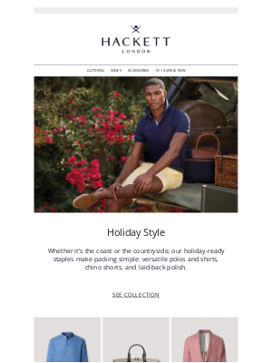 Hackett London - Holiday-ready staples