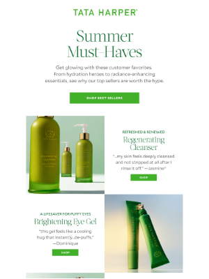 Tata Harper Skincare - Best-Sellers, Summer Edition 😎