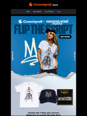 Crunchyroll - Trending Topic: Mercedes Moné x Crunchyroll 📈