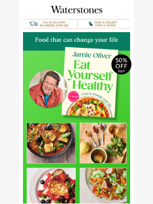 Waterstones (United Kingdom) - 50% Off RRP | New Jamie Oliver