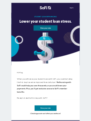 SoFi - Opportunity enclosed: You could save thousands by refinancing your student loans.