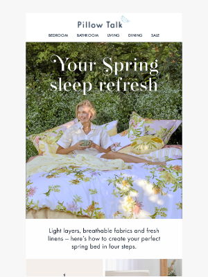 Pillow Talk (Australia) - Refresh your sleep for Spring