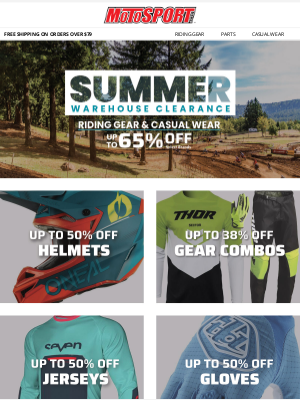 MotoSport - Summer Warehouse Clearance Rolls On