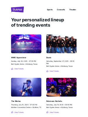 Teespring - Your event lineup: WWE Supershow