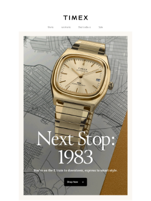 Timex - It's Back! Timex Automatic 1983 E Line