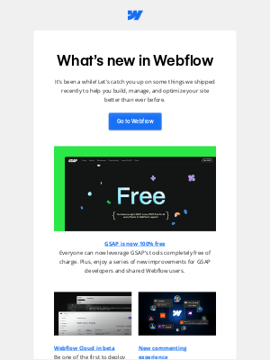 Webflow - Catch up on our latest features and updates