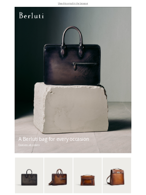 Berluti - A bag for every occasion