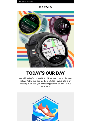 Garmin - Happy Global Running Day! 🏃