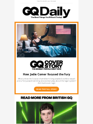 British GQ - How Jodie Comer focused the fury