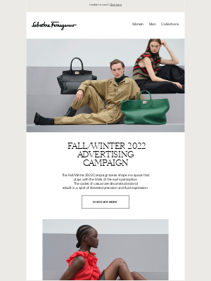 Salvatore Ferragamo UK - Intelligent Informal: FW22 Collection