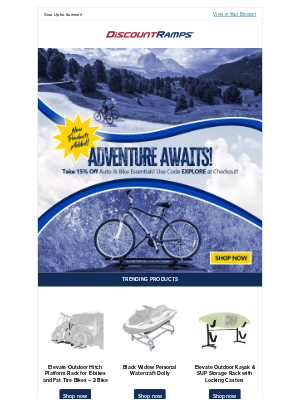 Discount Ramps - Road. Water. Adventure. You’re Covered ➡️