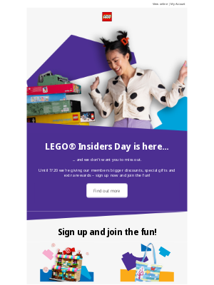LEGO - , LEGO® Fan,  LEGO® Insiders Day is here