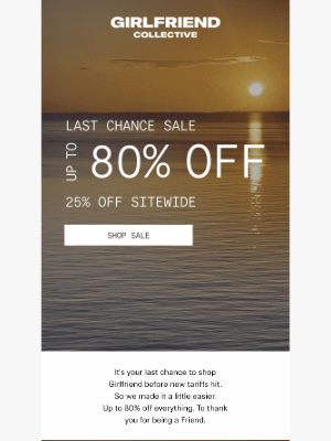 Girlfriend Collective - 80% OFF YOUR FAVORITES