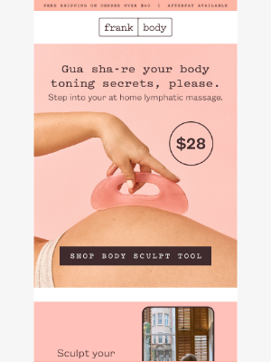 frank body - Gua Sha, But Make It Full Body 👀
