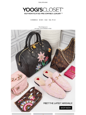 Yoogi's Closet - Latest arrivals are here!