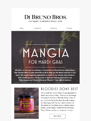 Di Bruno Bros. - Mangia for Mardi Gras