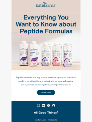 Kate Farms - What are peptide formulas, and who could use them?