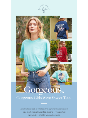 Lauren James - Gorgeous, gorgeous girls wear Sweet Tees…