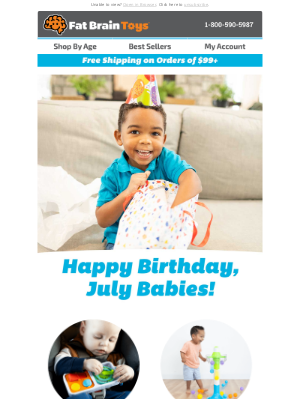 Fat Brain Toys - July Birthday? Here Are the Gifts!